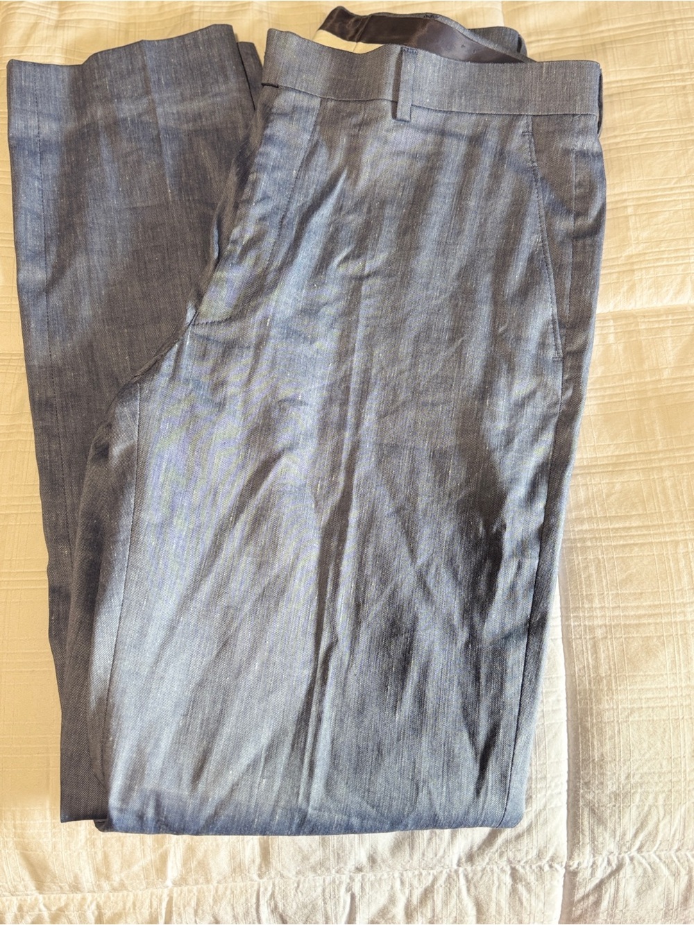 Calvin Klein Men's Dress Pants in Charcoal Gray